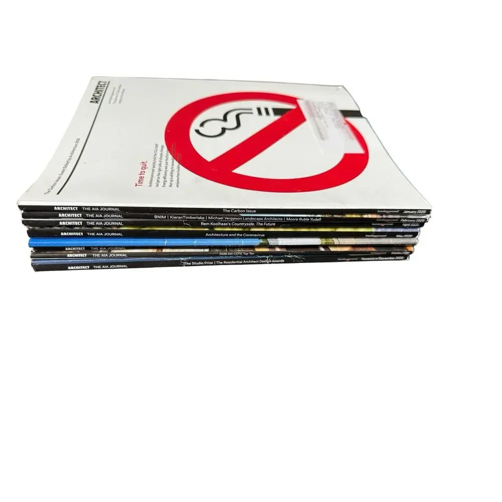 Architect Magazine‎ Lot 8 Issues 2020 AIA Architecture Design Journal Carbon